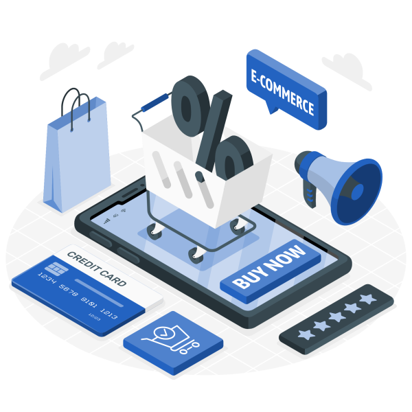 ecommerce website illustration