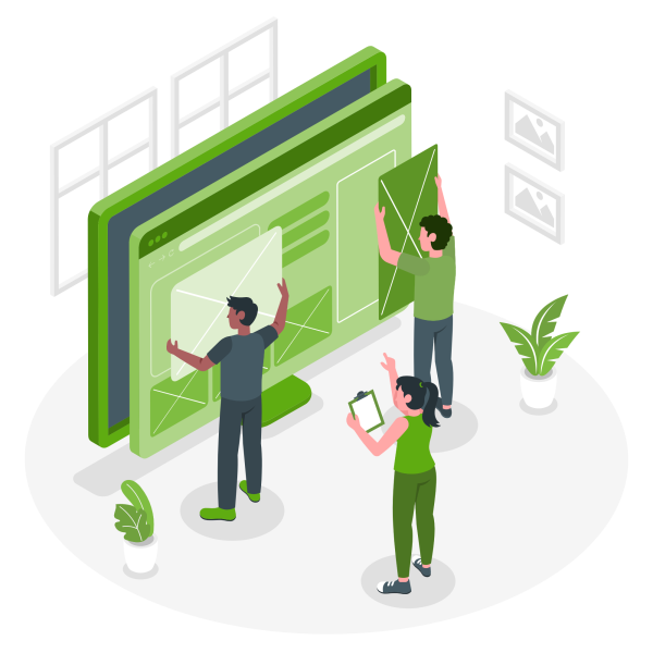 staff choosing various email marketing platforms