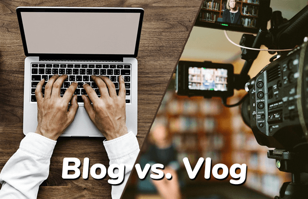 The difference between vlogging and blogging