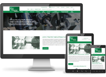 Pacific Industrial Supply website screenshot