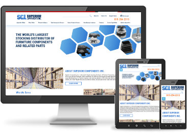 Superior Components Website Screenshot image