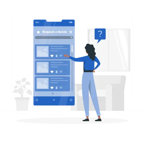 user on mobile website