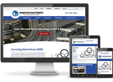 Chicago Metal Rolled Products website snapshot